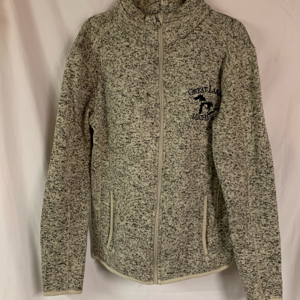 Great Lakes Unsalted Apparel full zip sweatshirt women’s size M